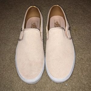 Blush pink Vans